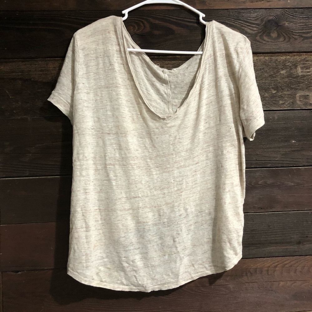 Boho distressed tee